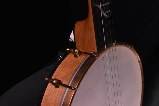 ome tupelo open back banjo and case