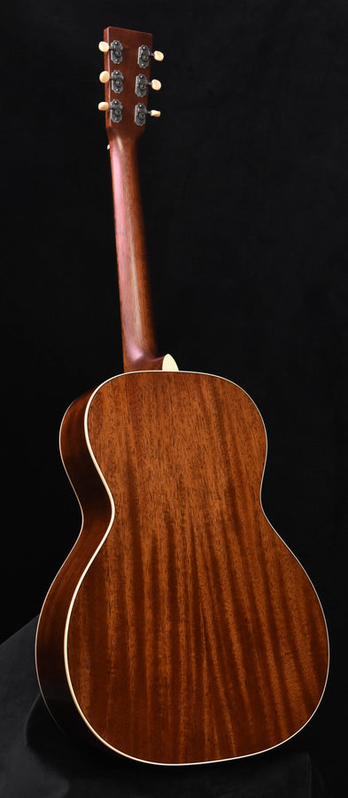 Martin CEO-7 acoustic guitar body with dark wood finish and split-shaft headstock
