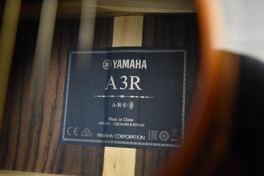 yamaha a3r are vn acoustic/electric guitar