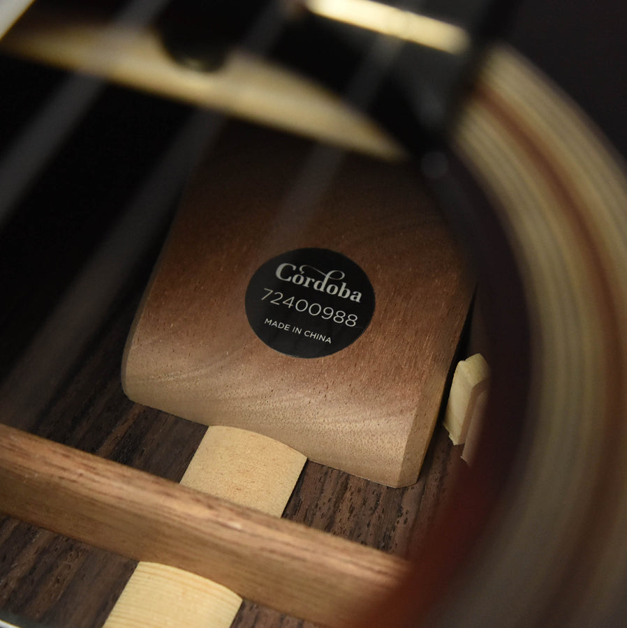 Cordoba Fusion Orchestra CE Cedar Tear Drop Burst