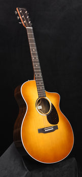 martin sc-13e special burst cutaway acoustic electric guitar