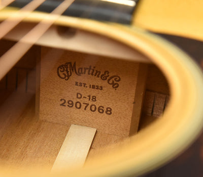 martin d-18 dreadnought acoustic guitar