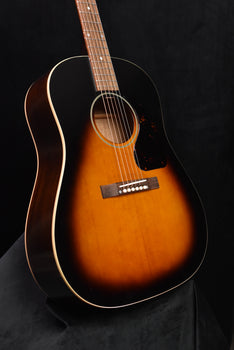 epiphone 1942 banner j-45 vintage sunburst with hardshell case