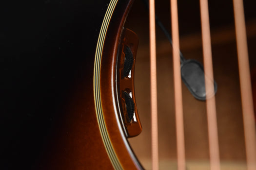 epiphone 1942 banner j-45 vintage sunburst with hardshell case