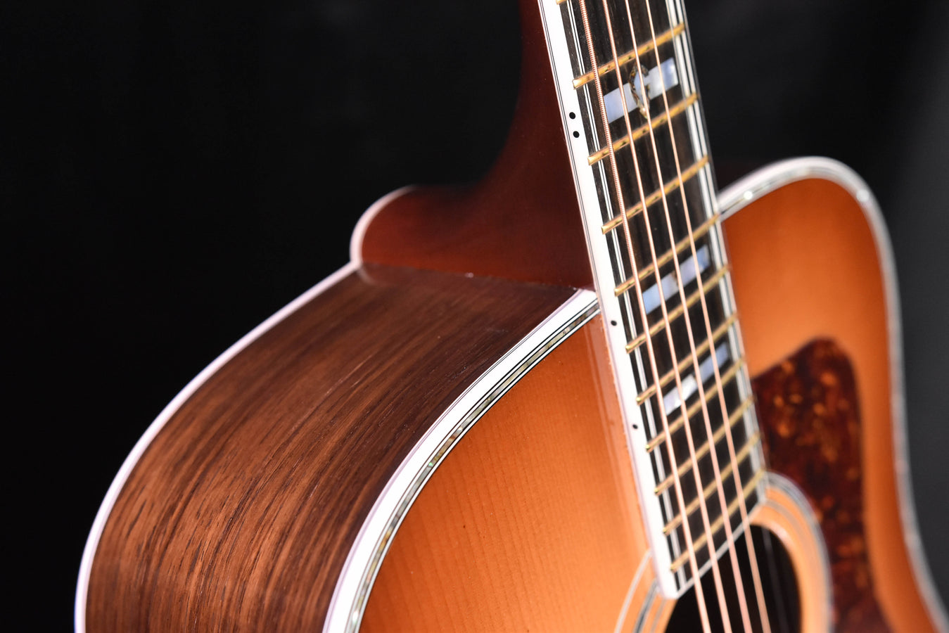 Guild D-55 Special Pacific Sunset Burst. Adirondack Spruce/Madagascar Rosewood Acoustic Guitar