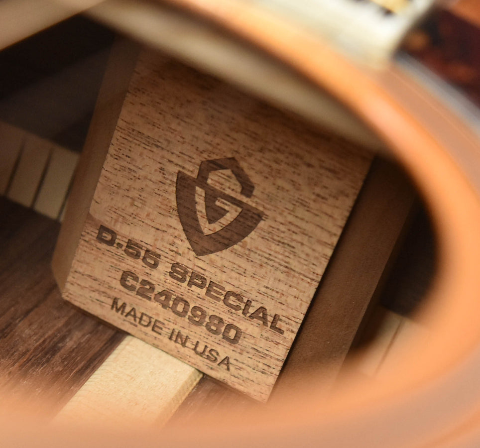 Guild D-55 Special Pacific Sunset Burst. Adirondack Spruce/Madagascar Rosewood Acoustic Guitar
