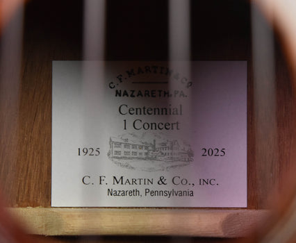 martin centennial 1 concert ukulele- sinker mahogany