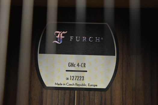 furch grand nylon gnc4-cr eas cedar top acoustic guitar