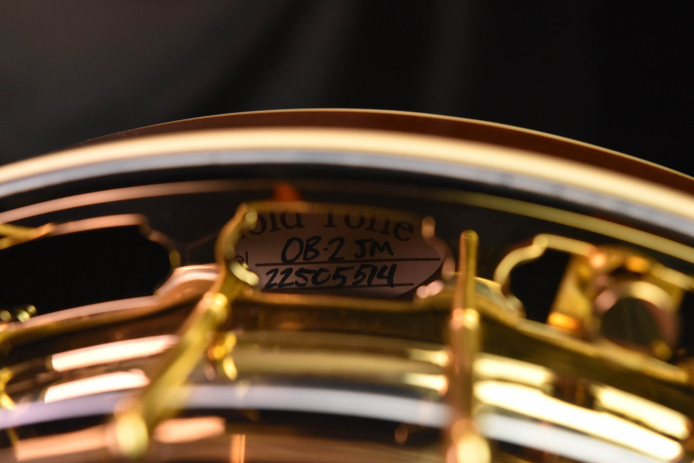 Gold Tone Mastertone OB-2 JM Joe Mullins Signature Bowtie 5 String Banjo