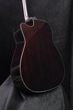 yamaha tag3 c dreadnought cutaway transacoustic guitar sdb