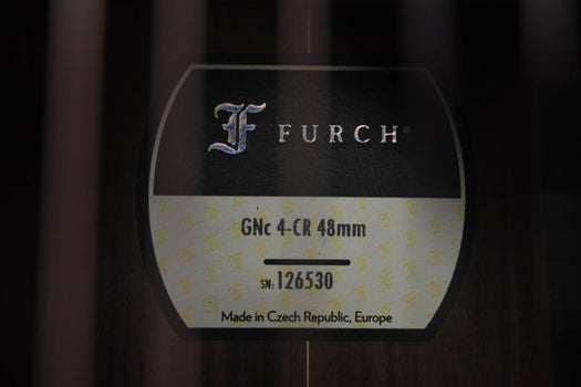 furch grand nylon string crossover acoustic guitar gnc4-cr eas 48mm nut width