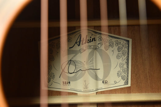atkin essential d baked sitka spruce and mahogany aged relic finish dreadnought acoustic guitar