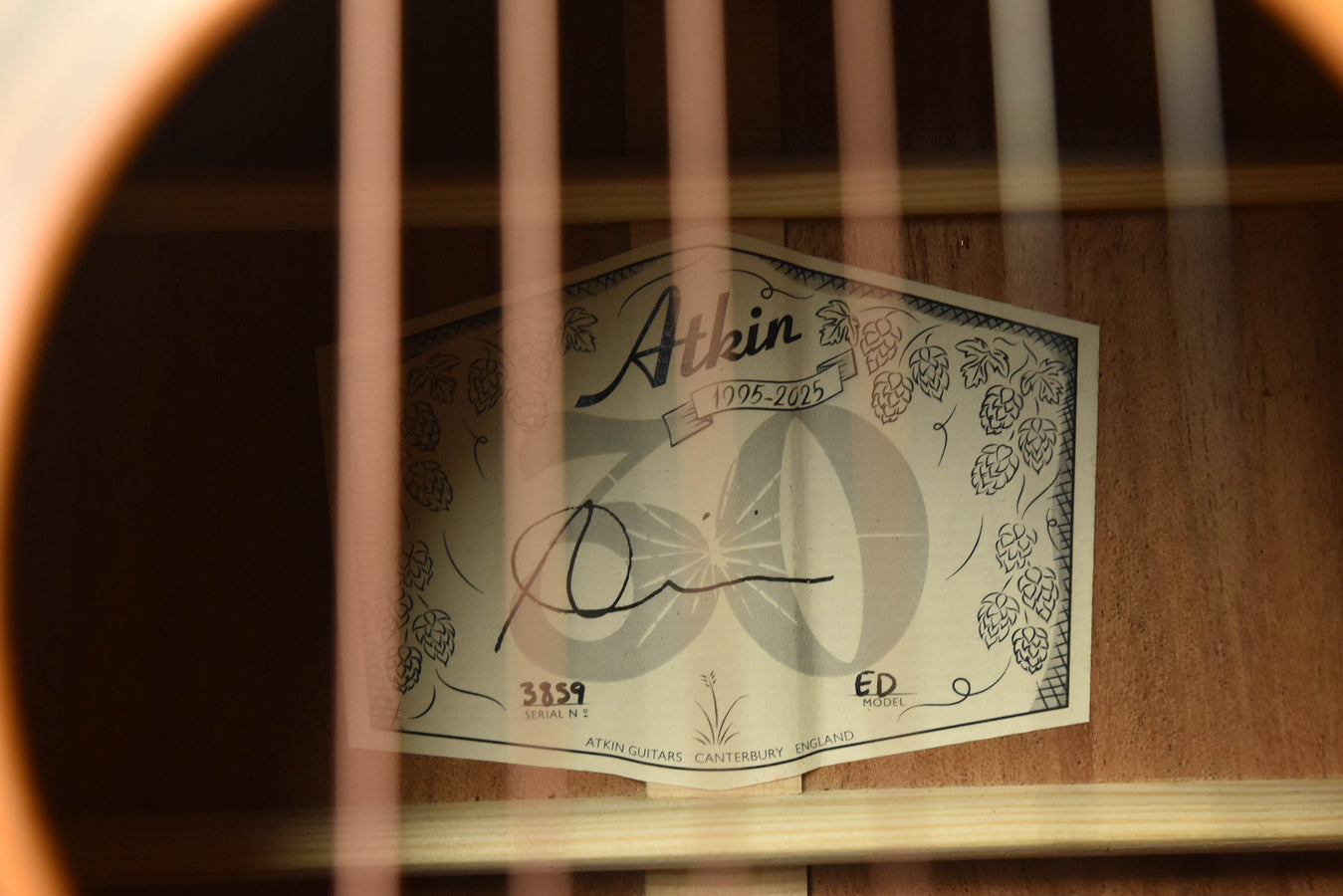 Atkin Essential D Baked Sitka Spruce and Mahogany Aged Relic Finish Dreadnought Acoustic Guitar