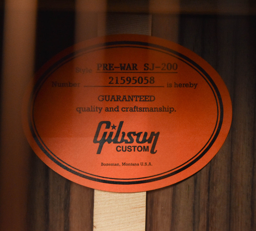 Gibson SJ-200 Prewar Rosewood Acoustic Guitar
