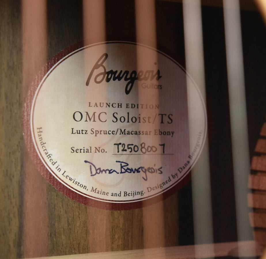 Bourgeois OMC Soloist Touchstone Series Limited Edition Acoustic Guitar