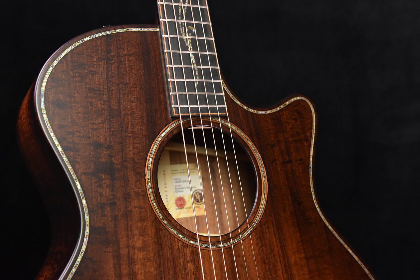 Taylor K24CE Builder's Edition Acoustic Guitar