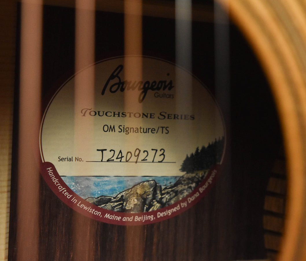 Bourgeois OM Signature Touchstone Series Acoustic Guitar- Madagascar Rosewood