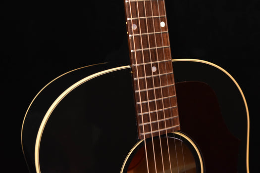 gibson 50's j-45 original ebony finish sloped shoulder dreadnought acoustic guitar