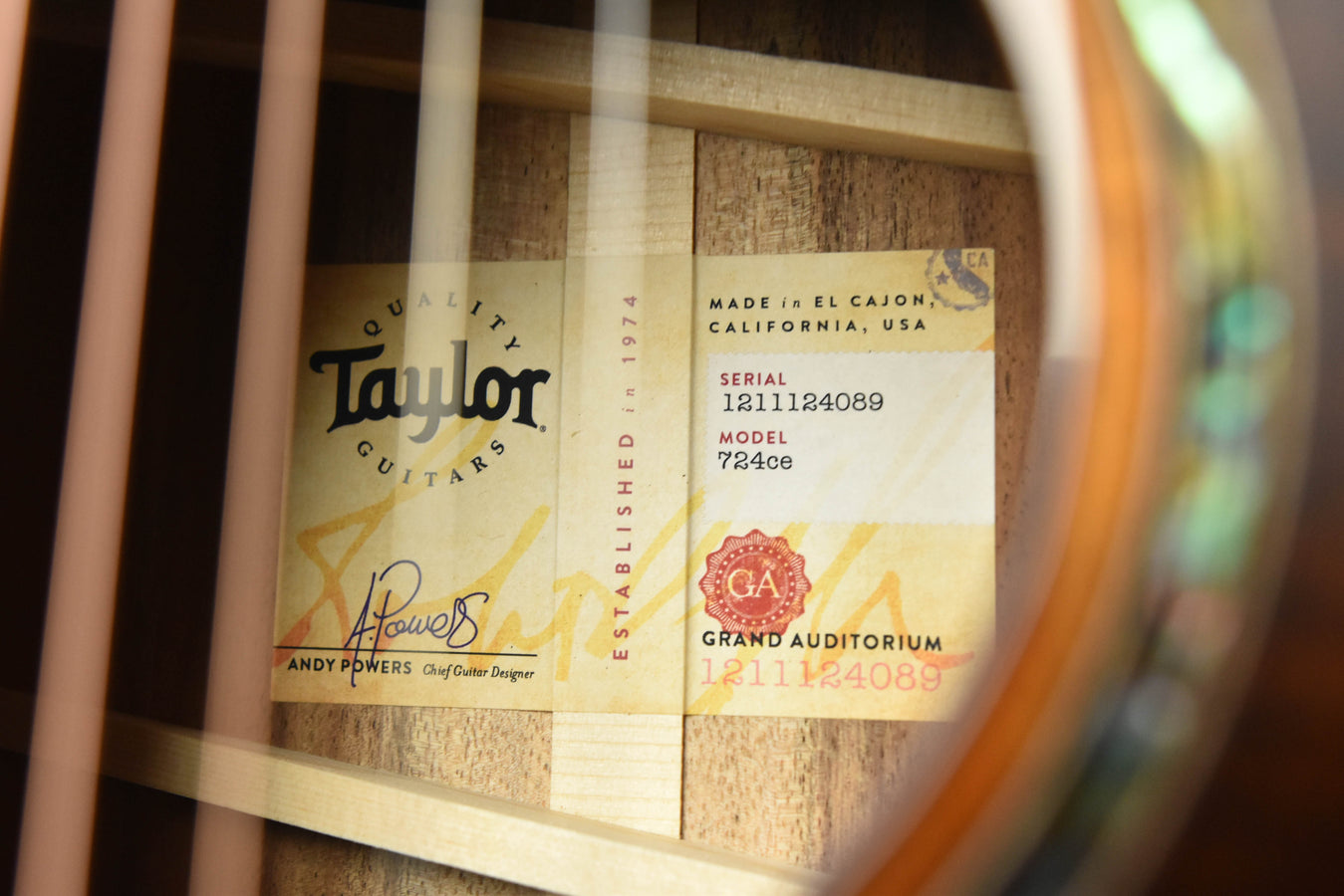 Taylor 724CE All Koa Gloss Acoustic Guitar