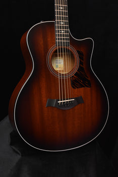 used 326e 8-string baritone guitar, front view with rosette and sound hole