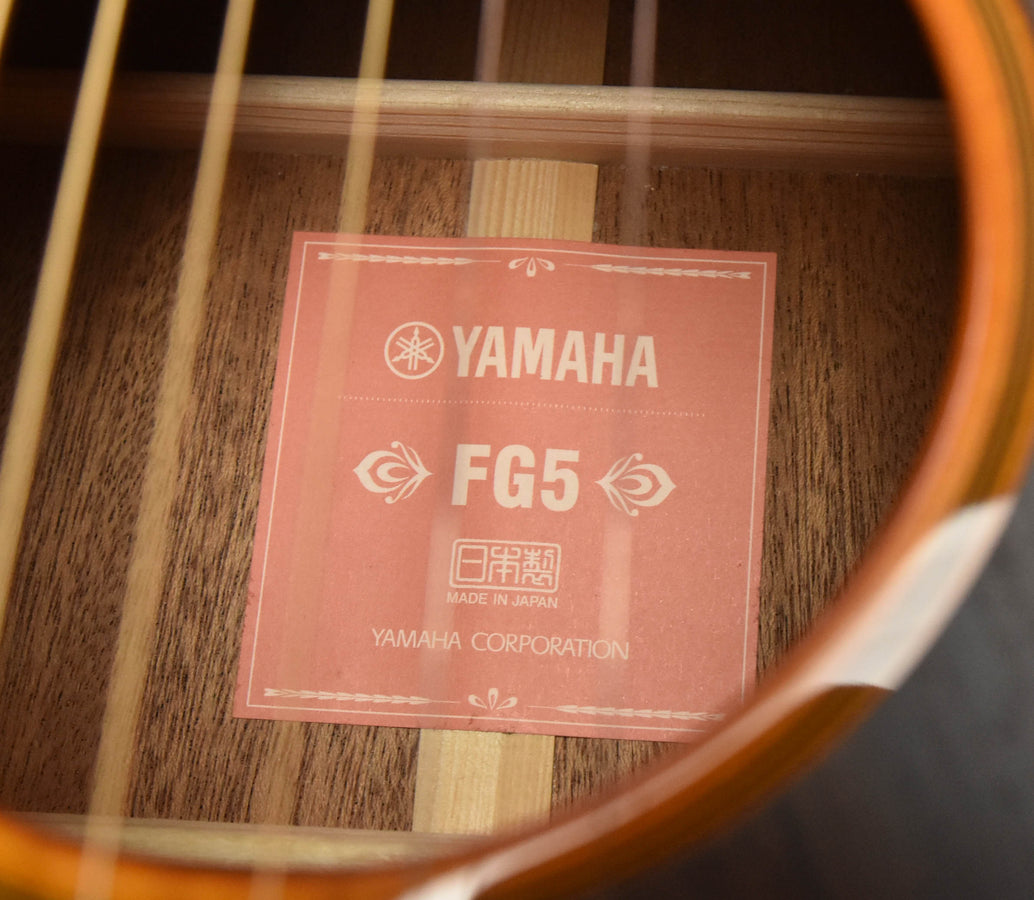 Yamaha F5G Gloss "Red Label" Dreadnought Acoustic Guitar