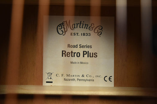 martin de retro plus mahogany dreadnought acoustic guitar
