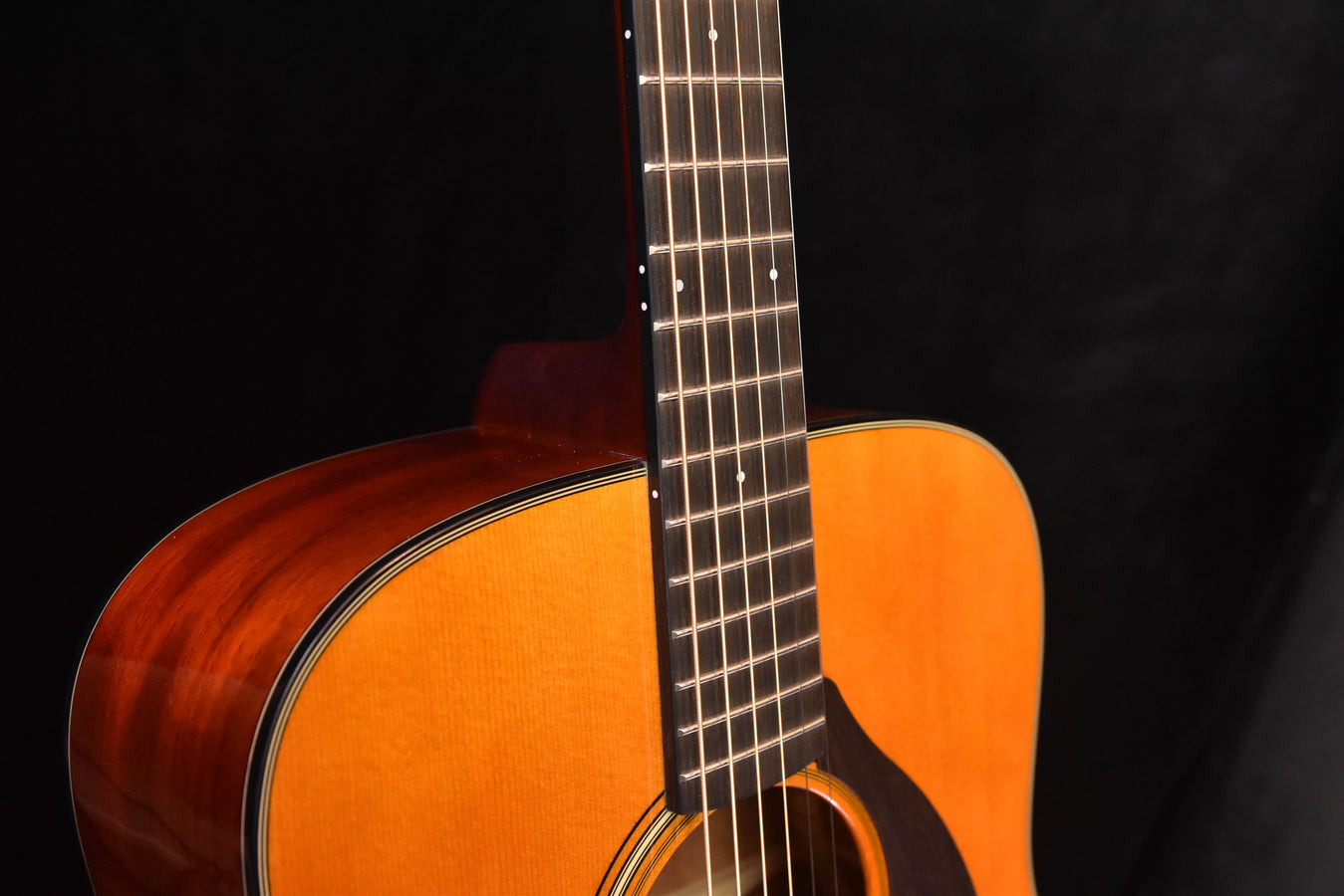 Yamaha F5G Gloss "Red Label" Dreadnought Acoustic Guitar