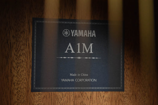 yamaha a1m vn dreadnought acoustic/electric guitar