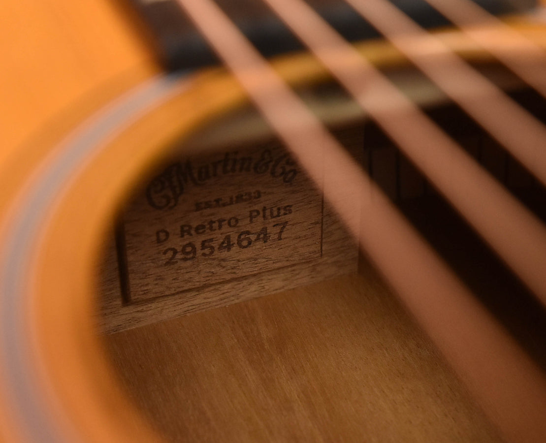 Martin DE Retro Plus Mahogany Dreadnought Acoustic Guitar
