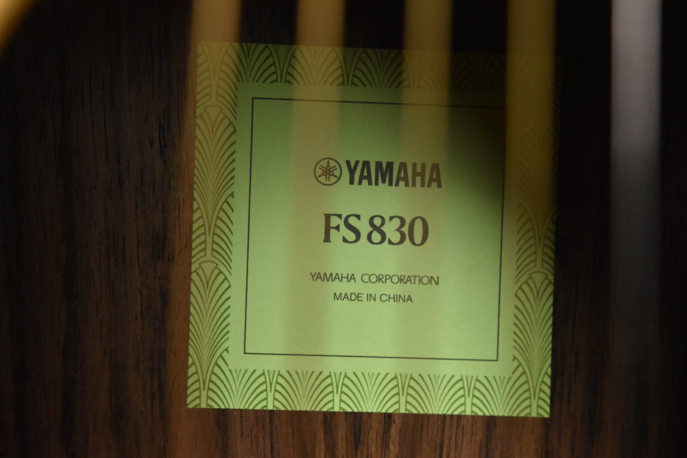 Yamaha FS830 Natural Acoustic Guitar