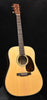 Martin D-28E dreadnought acoustic guitar, glossy natural finish, soundhole and bridge