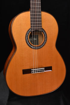 cordoba c9 parlor cedar top classical guitar with case