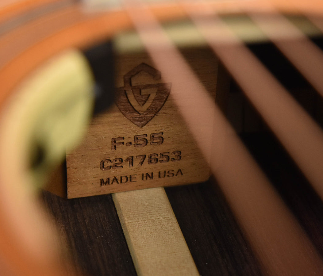 Used Guild F-55E Jumbo Acoustic Guitar-2021