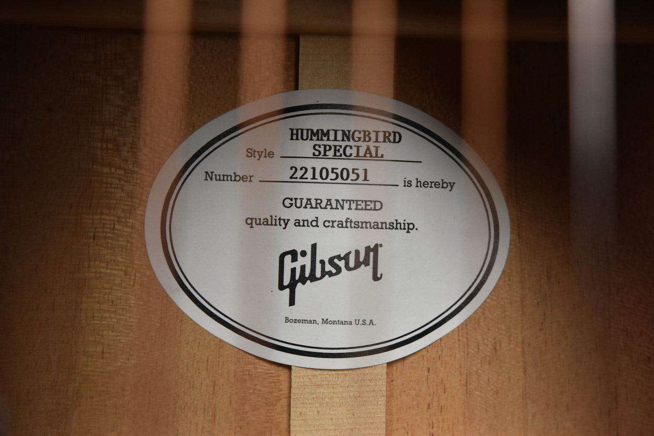 Gibson Hummingbird Special Satin Wine Red Acoustic Guitar