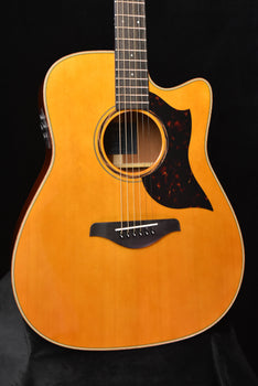 yamaha a3m are vintage natural finish acoustic/electric guitar