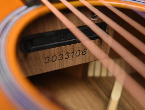 martin sc-13e modern mezcal burst acoustic guitar