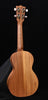 Concert ukulele neck and body back in all-koa wood grain