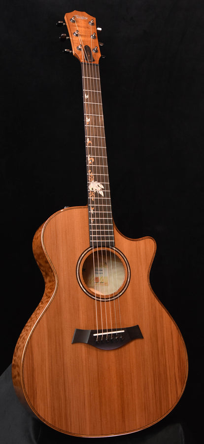 Taylor Custom Grand Concert Sinker Redwood and Quilted Maple 12 Fret Acoustic Guitar