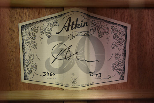 atkin j43  aged finish dreadnoght acoustic guitar