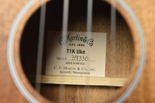 martin t1k tenor koa ukulele