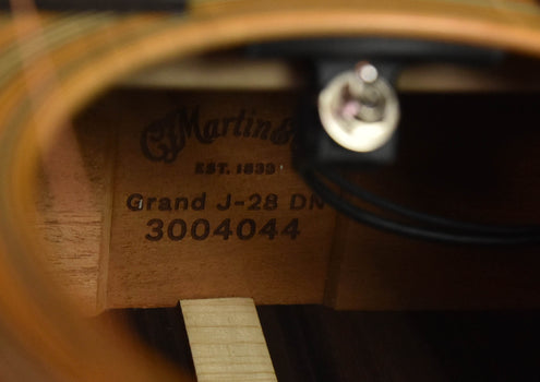 martin grand j-28dn double neck acoustic guitar
