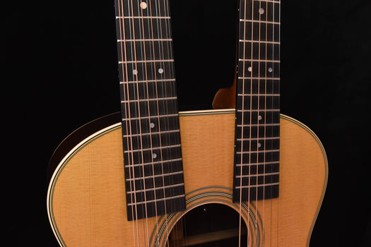 martin grand j-28dn double neck acoustic guitar