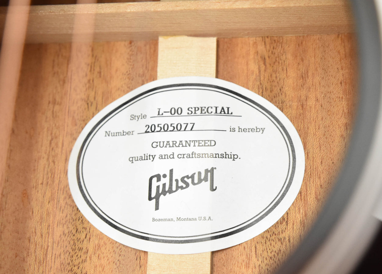 Gibson L-00 Special Satin Vintage Burst Acoustic Guitar