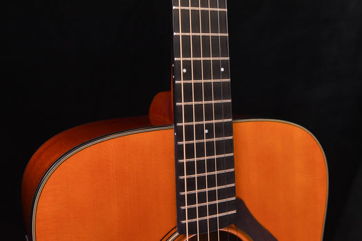 yamaha fgx5 "red label" gloss finish acoustic/electric dreadnought guitar