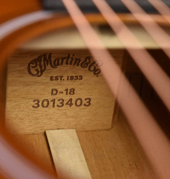 martin d-18 ambertone acoustic guitar