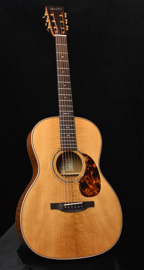 USED Boucher Grand Reserve 000 12 Fret Slot Head Acoustic Guitar GR-HG-166-T Torrefied Flamed Maple, Torrefied Adirondack Spruce Top