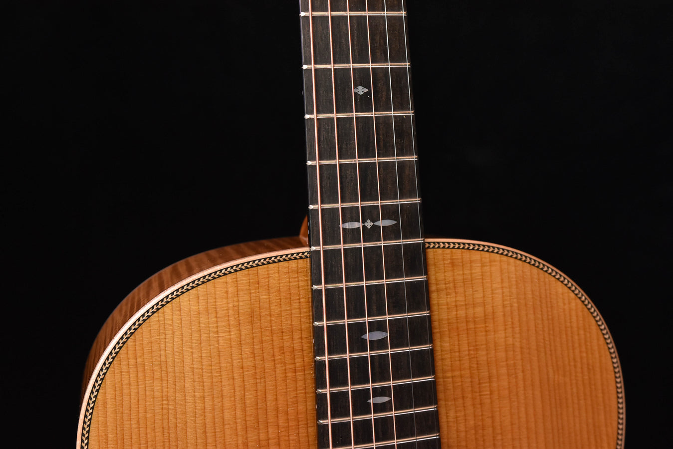 USED Boucher Grand Reserve 000 12 Fret Slot Head Acoustic Guitar GR-HG-166-T Torrefied Flamed Maple, Torrefied Adirondack Spruce Top