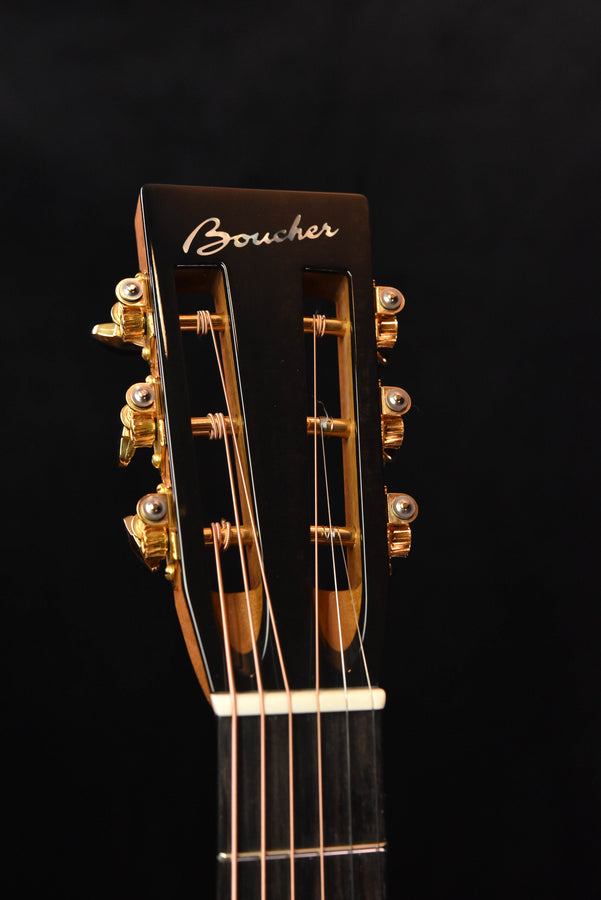 USED Boucher Grand Reserve 000 12 Fret Slot Head Acoustic Guitar GR-HG-166-T Torrefied Flamed Maple, Torrefied Adirondack Spruce Top