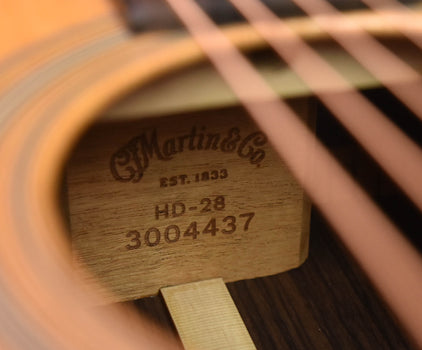 martin hd-28 acoustic dreadnought guitar