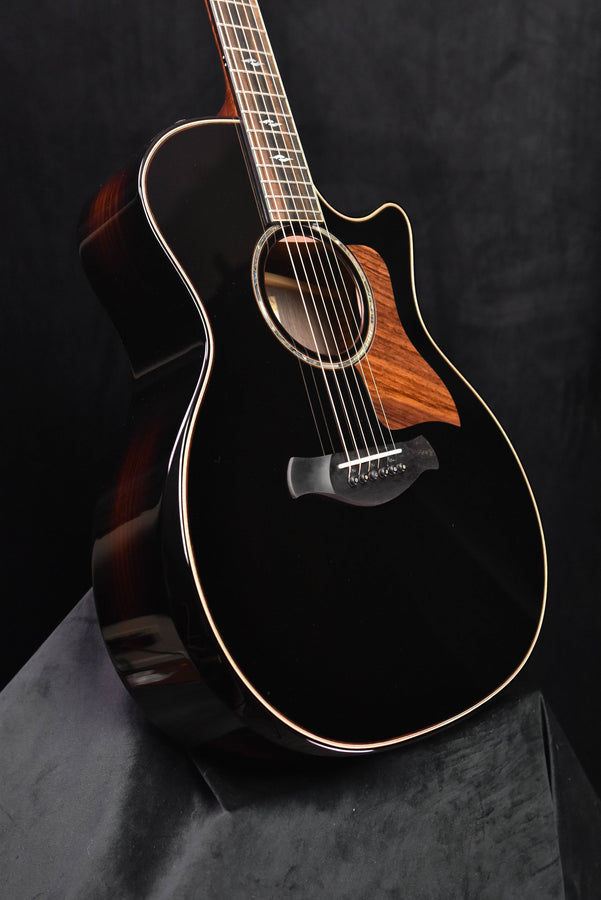 Taylor 814CE Builder's Edition Blacktop Acoustic Guitar- Adirondack Spruce top Top